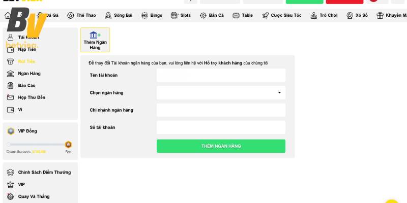 Huong dan 3 buoc rut tien BetVisa
