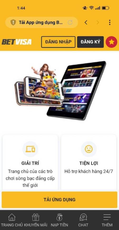 Hướng dẫn tải ứng dụng BetVisa cho Android